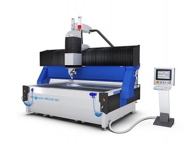 Waterjet cutting machine for soft and hard materials - MECAJET II made by Mecanumeric