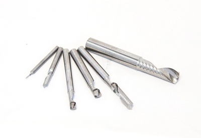 1-tooth cutters for aluminium - right-hand helix - MÉCA