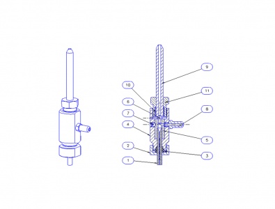 Hydraulic stop jet abrasive head