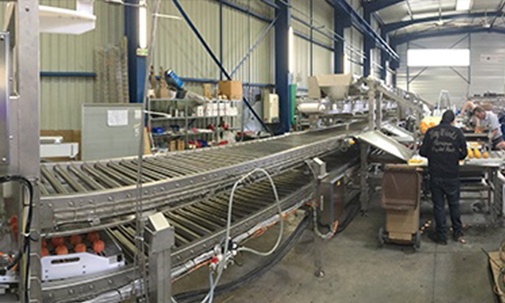 Customised automated production line with CNC machine - food industry 